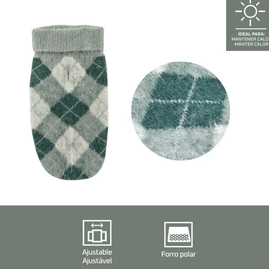 Outech Jersey con Rombos Verdes para perros