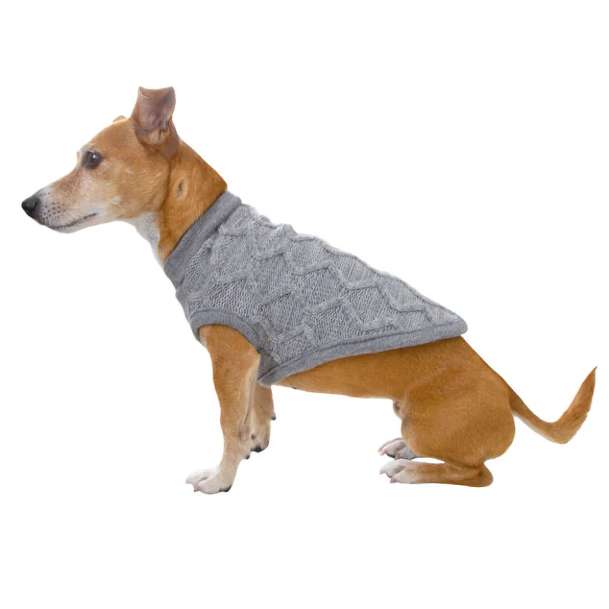 Outech Rombos Jersey de Punto Gris para perros
