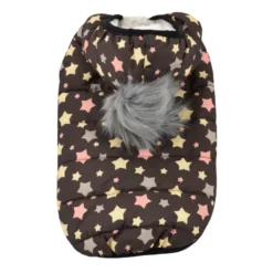 Outech Star Pompon Abrigo con Capucha para perros