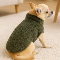 Outech Sudadera Borreguillo Caqui para perros