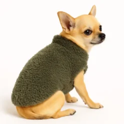 Outech Sudadera Borreguillo Caqui para perros