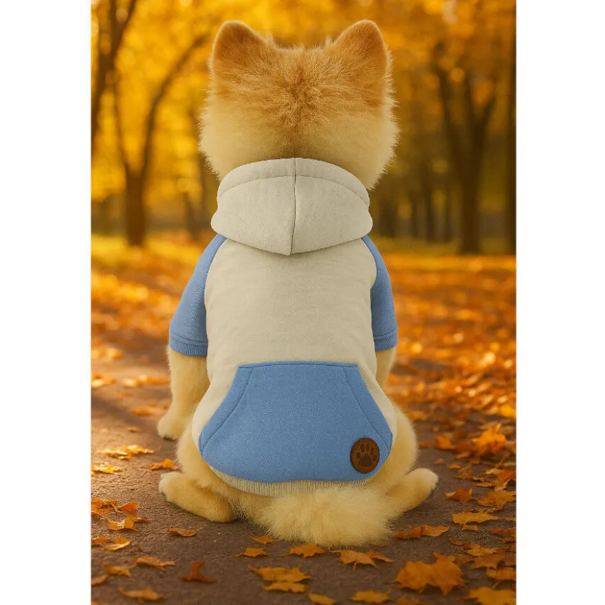 Outech Sudadera con Capucha Azul para perros