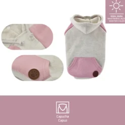 Outech Sudadera con Capucha Rosa para perros
