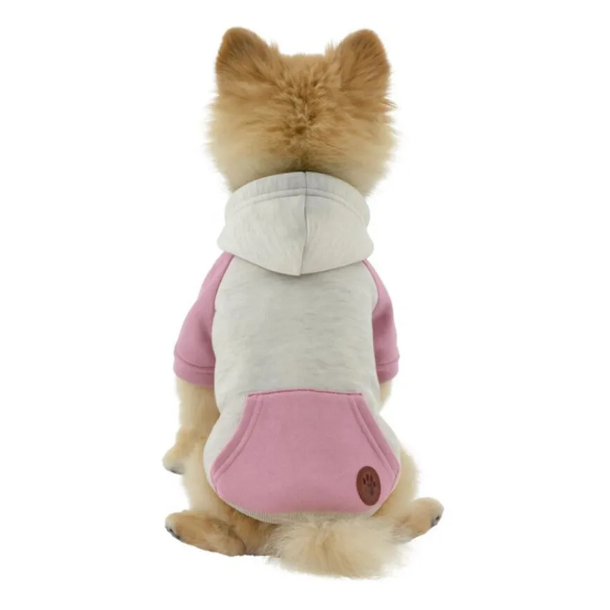 Outech Sudadera con Capucha Rosa para perros