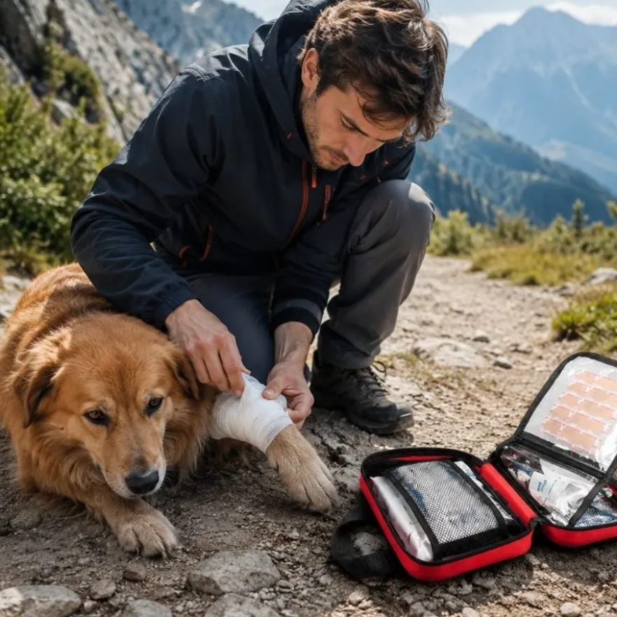 Outech X-perience Botiquin Primeros Auxilios para perros y gatos