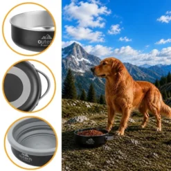 Outech X-perience Comedero Plegable Portatil para perros