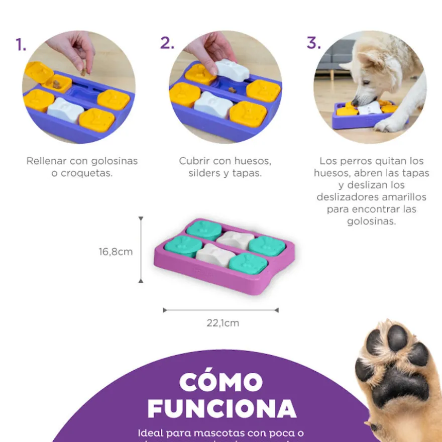 Outward Hound Brick Puzzle para perros