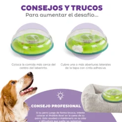 Outward Hound Wobble Bowl Juguete Interactivo Portagolosinas para perros