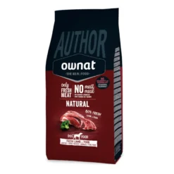 Ownat Author Natural Cordero Fresco y Cerdo pienso para perros