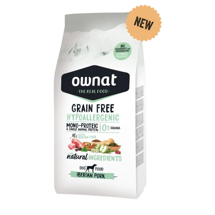 Ownat Grain Free Hypoallergenic Cerdo pienso para perros