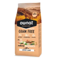 Ownat Junior Prime Grain Free Cordero pienso para perros