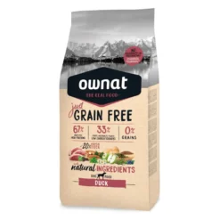 Ownat Just Grain Free Adulto Pato pienso para perros