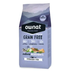 Ownat Prime Grain Free Esterilizado Pescado pienso para gatos