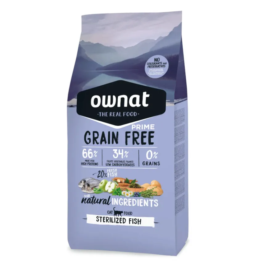 Ownat Sterilized Prime Pescado pienso para gatos