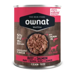 Ownat Wetline Buey y Salmón lata para perros