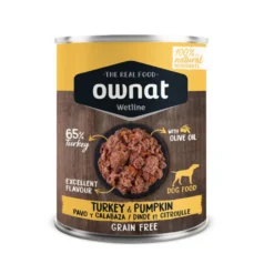 Ownat Wetline Pavo y Calabaza lata para perros