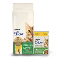 Pack Comida Gato Esterilizado Pollo Cat Chow