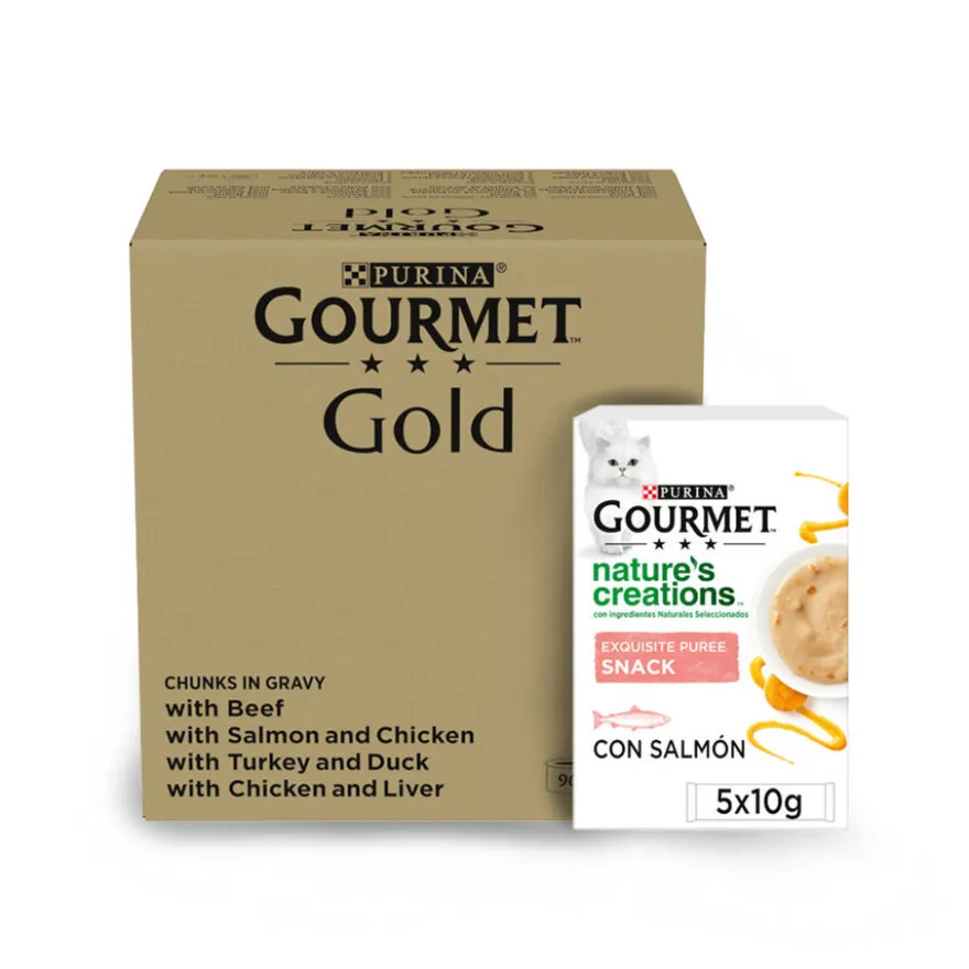 Pack Comida Húmeda Bocaditos en Salsa Gato Adulto Gourmet