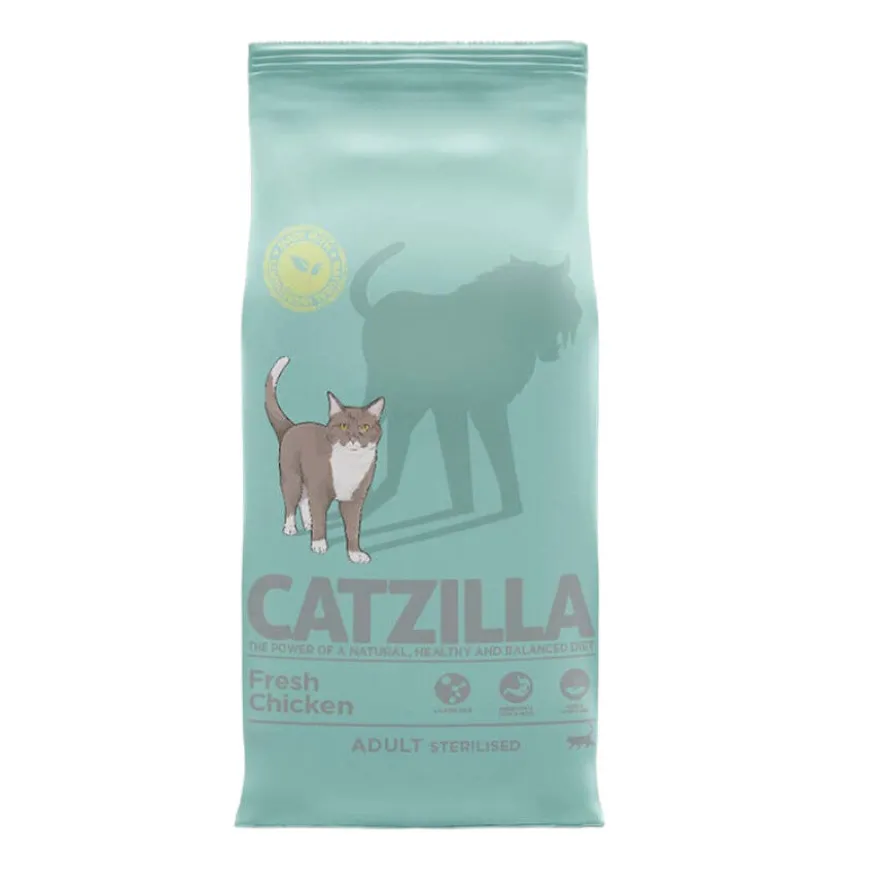 Pack Rascador poste TK-Pet + 2 kg Pienso Catzilla adulto esterilizado para gatos