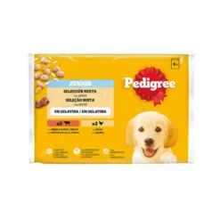 Pedigree Pollo y Buey con Arroz Gelatina en Bolsita para Cachorros - Multipack