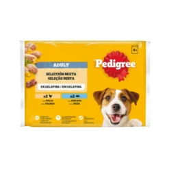 Pedigree Pollo y Pescado Gelatina en Bolsita para Perros - Multipack