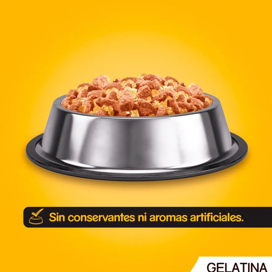 Pedigree Pollo y Pescado Gelatina en Bolsita para Perros - Multipack