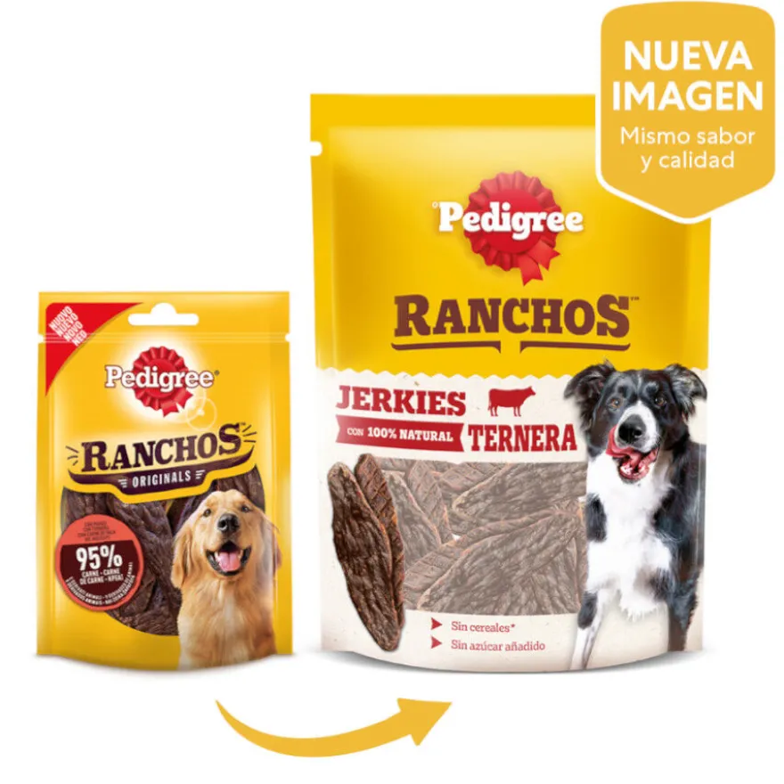 Pedigree Ranchos Tiras Pollo Snacks para perros