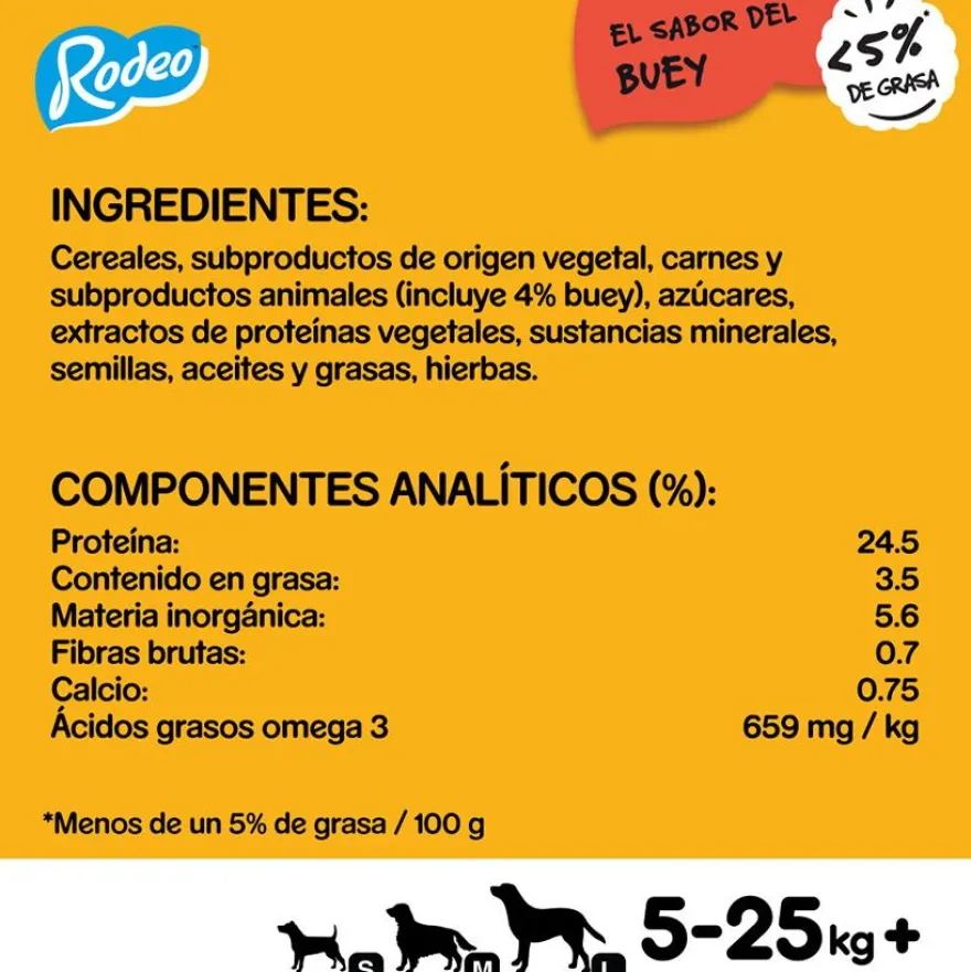 Pedigree Rodeo Snack Buey para Perros