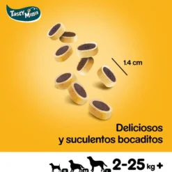 Pedigree Tasty Mini Snacks Sabor Queso y Buey para Perros