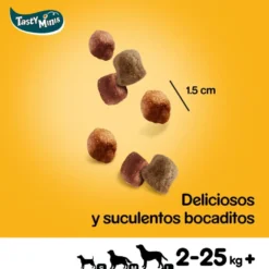 Pedigree Tasty Mini Snacks Sabor Pollo y Pato para Perros
