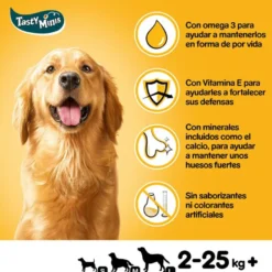Pedigree Tasty Mini Snacks Sabor Pollo y Pato para Perros