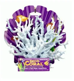 Penn-Plax Coral Azul y Blanco para Decoración acuarios