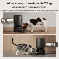 Petlibro Granary Wi-Fi Comedero Automático Negro para perros y gatos