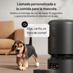 Petlibro Granary Wi-Fi Comedero Automático Negro para perros y gatos