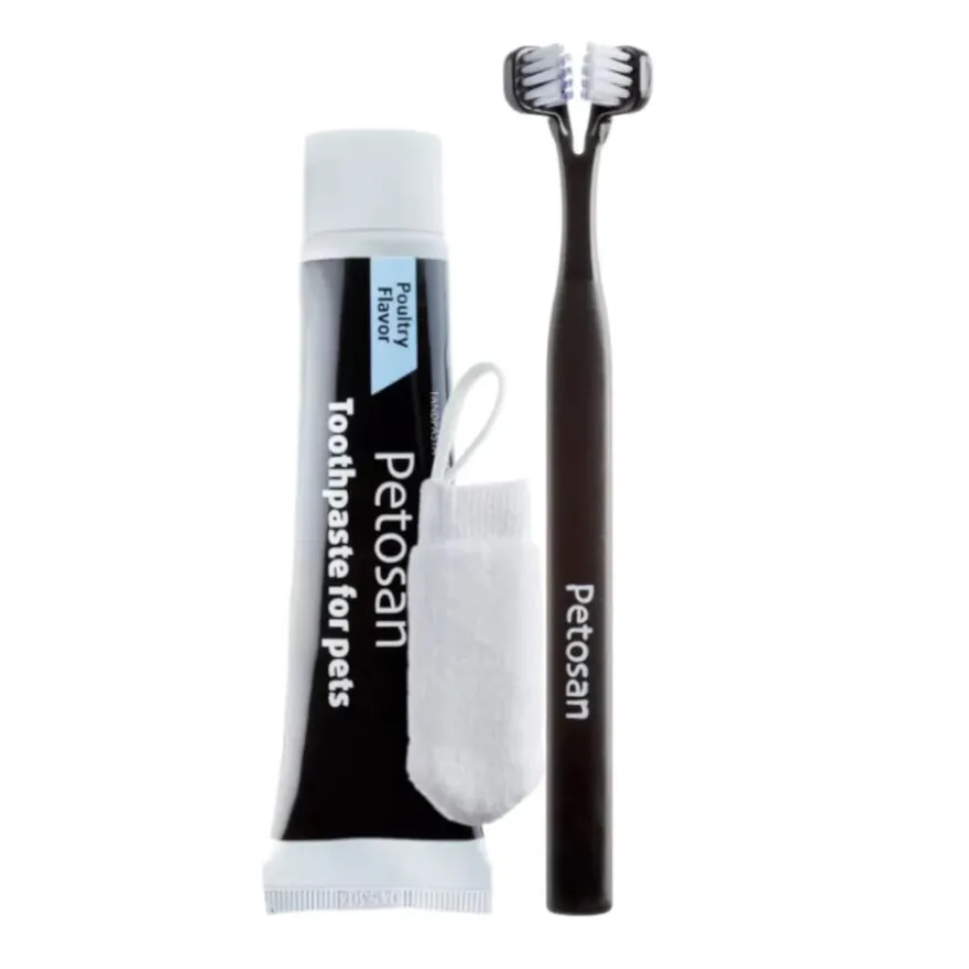 Petosan Kit de Limpieza Dental para perros medianos