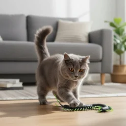 Playology Ciempiés de Plástico para gatos