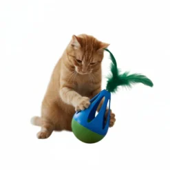 Playology Juguete Interactivo con Plumas y Cascabel para gatos