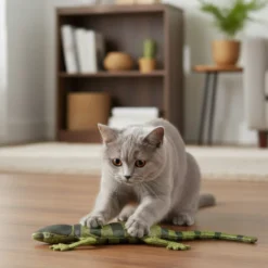 Playology Juguete Lagarto Realista para gatos