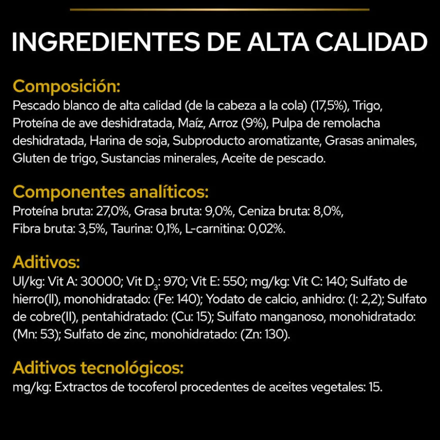 Pro Plan Adult All Sizes Light/Sterilised Pescado Blanco pienso para perros