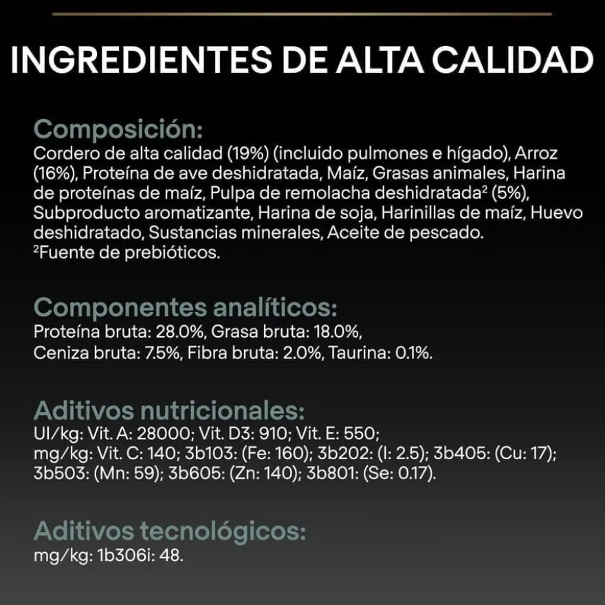 Pro Plan Adult Large Athletic Digestión Cordero pienso para perros