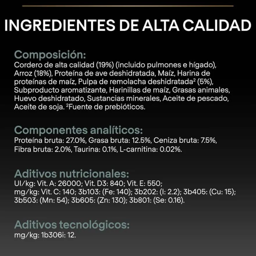 Pro Plan Adult Large Robust Digestión Cordero pienso para perros