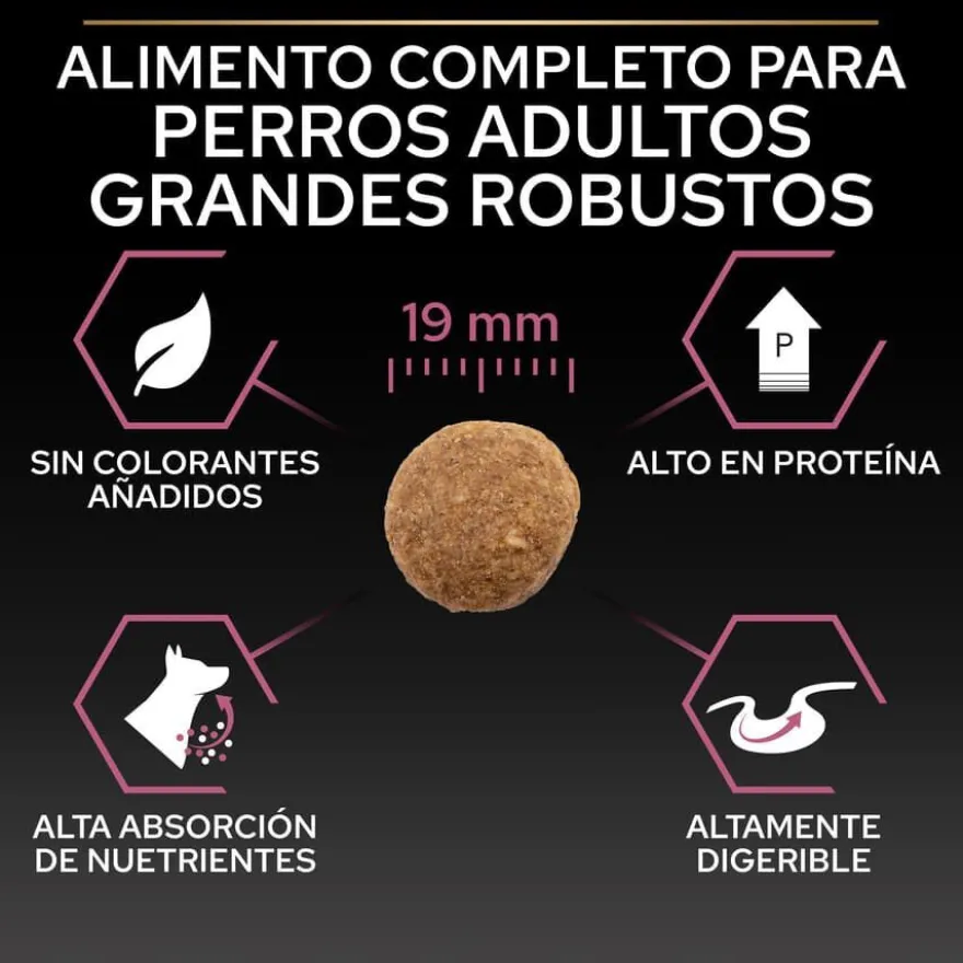Pro Plan Adult Large Robust Salmón pienso para perros Piel Sensible