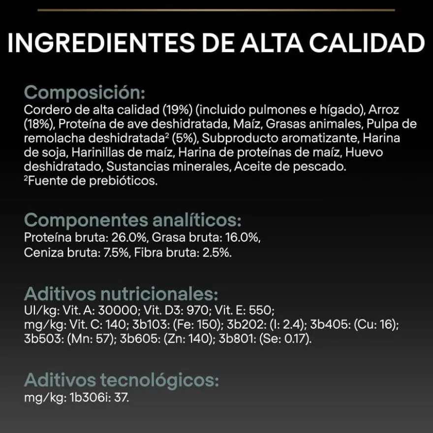 Pro Plan Adult Medium Digestión Cordero pienso para perros