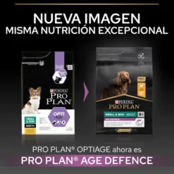 Pro Plan Adult Small y Mini Pollo pienso para perros Sénior +9