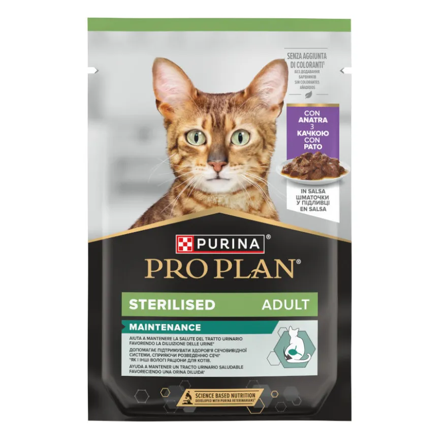 Pro Plan Adult Sterilised Pato Sobre en Salsa para gatos