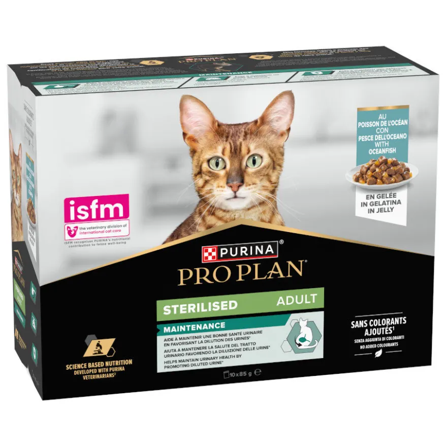 Pro Plan Adult Sterilised Pescado Sobre en Gelatina para gatos