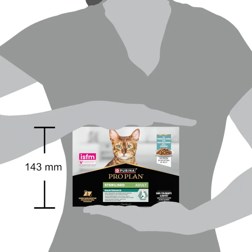 Pro Plan Adult Sterilised Pescado Sobre en Gelatina para gatos