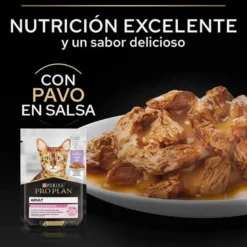 Pro Plan Delicate Digestion con Pavo en Salsa para gatos
