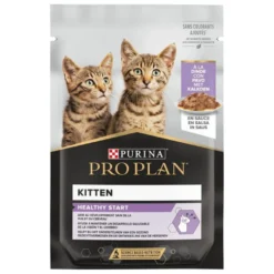 Pro Plan NutriSavour Feline Kitten Pavo en salsa sobre para gatos