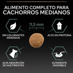 Pro Plan Puppy Medium Digestión Cordero pienso para perros
